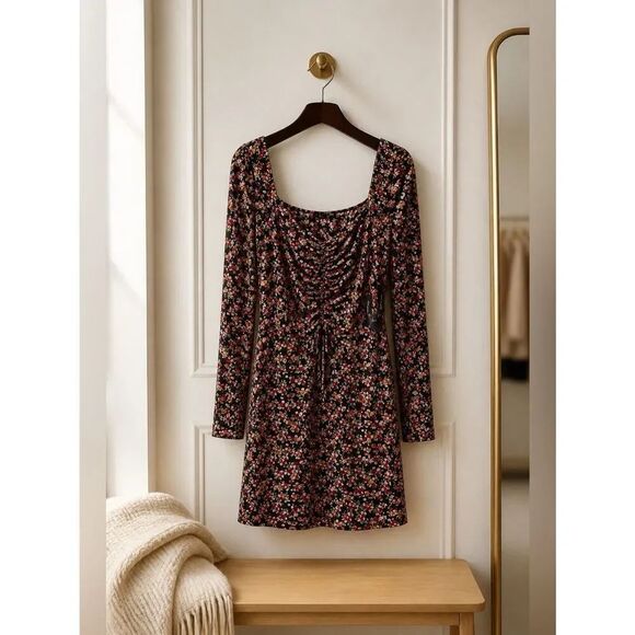 Trixxi Dresses & Skirts - FLORAL PULL OVER DRESS by TRIXXI SIZE XL NWT
